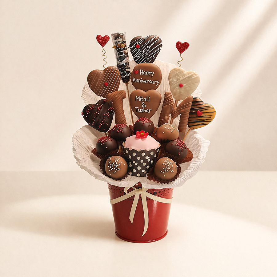 Cookie Bouquet - Valentine Assorted Bouquet